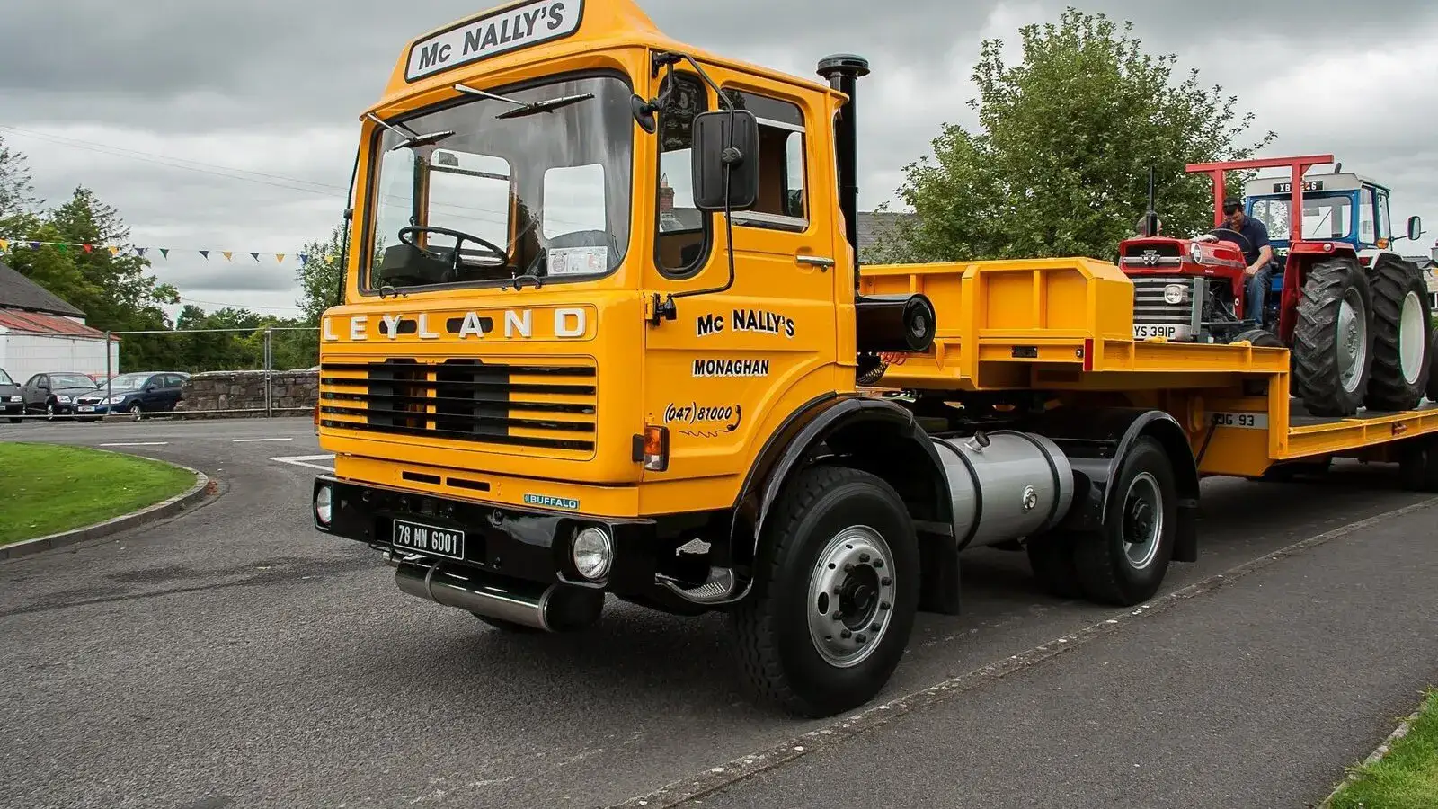 Restored McNally’s Leyland truck representing the firm's transport heritage